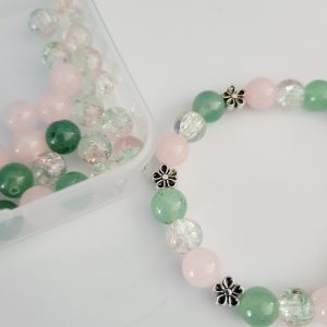 Enchanted Rose Quartz Feminine Bliss Stretch Bracelet